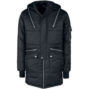Chemical Black Morte Parka Heren Parka - zwart - L