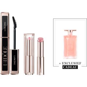 Lancôme Lash Idôle Mascara - 001 Black & Lancôme Lip Idôle Squalane-12 Butterglow™ Glowy Lippenbalsem - Keep it Glowy 10 + Cadeau