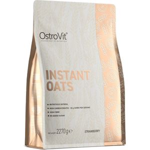 Eiwit Oats - Ontbijtgranen - Instant Oat Flakes - Havermout - Aardbei - 2270 g - Oat My Day - OstroVit