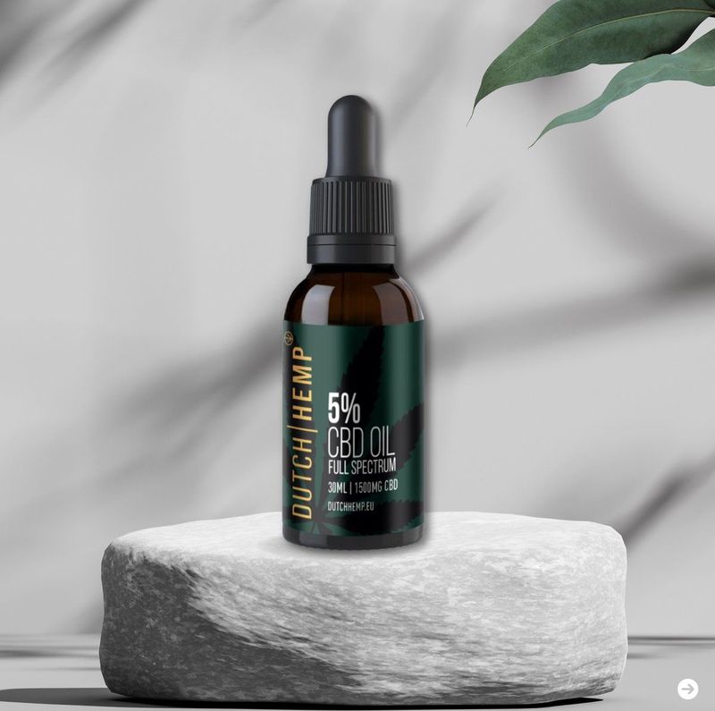 Dutch Hemp CBD-olie 5% - 30 ml - Full spectrum