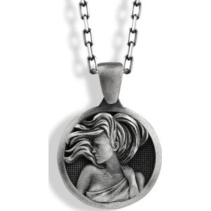 Virgo ketting Oxidized 22 inches
