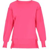 usha - BLUE LABEL - Sweatshirt - Fuchsia - Lange Mouw - Losse Pasvorm