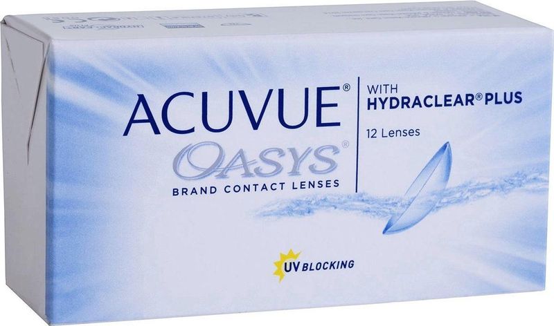 -9,50  - ACUVUE OASYS - 12 pack - Weeklenzen   -  Contactlenzen - BC 8,40