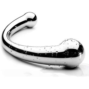 IntiMate® SensualSteel - Luxe Metalen Dildo - G-Spot Verkenning - Geschikt voor Koppels - Vergelijkbaar met de Njoy Pure Wand - Temperatuurspel en Orgasmeontdekking - 320 Gram
