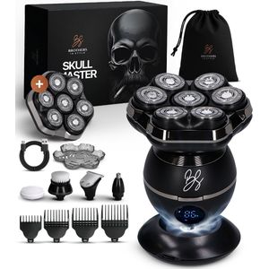 Brothers in Style - Skull Master Pro - Scheerapparaat - Zwart - 8-in-1