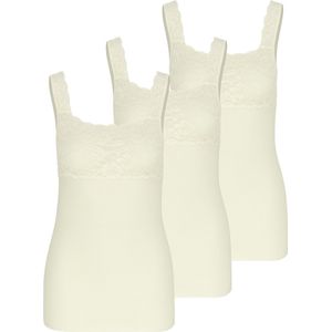 Nina von C Dames onderhemd 3 pack Fine Cotton