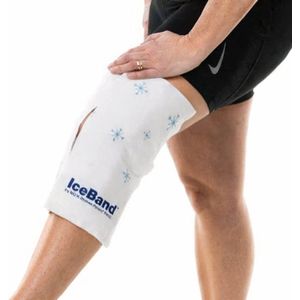 Iceband Knee - IceBand Knieband met Coldpack – Herbruikbare Knie Koeling & Compressie bij Pijn, Zwelling, Sportblessures & Revalidatie – Koudetherapie voor de Knie