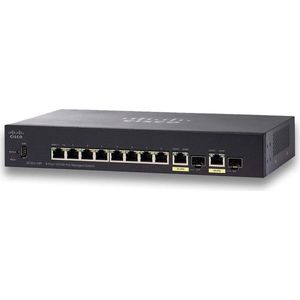 Cisco Small Business SF352-08P Managed L2/L3 Fast Ethernet (10/100) Power over Ethernet (PoE) 1U Zwart