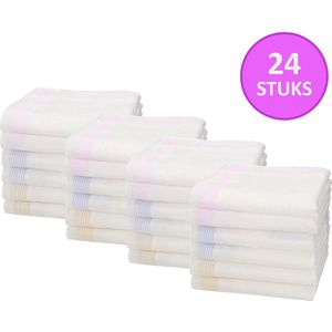 Sorprese Zakdoeken - Bella - zakdoeken dames - 24 zakdoeken - Italiaans katoen - herbruikbare zakdoek - Cadeau