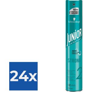 Junior Haarspray Strong 300 ml - Voordeelverpakking 24 stuks