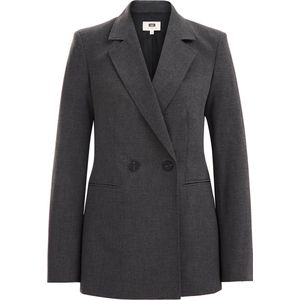 WE Fashion Dames regular fit double-breasted blazer