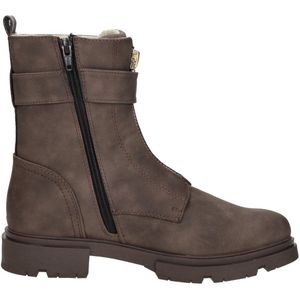 SUB55 Enkellaarsjes Plat Enkellaarsjes Plat - donkerbruin - Maat 41