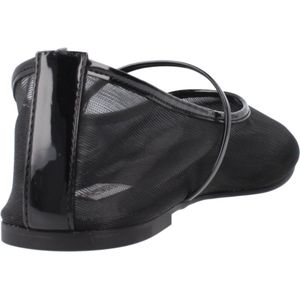 Ballerina - Effen - Mesh - Ronde Neus - Platte Hak