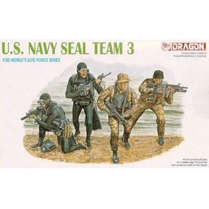 1:35 Dragon 3025 US Navy Seals Team 3 - Figures Plastic Modelbouwpakket