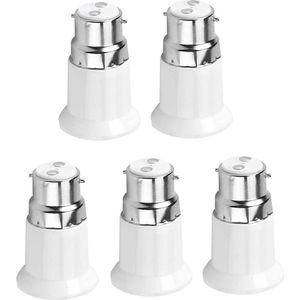 Vrouwelijke Socket Base Bulb Socket 5 STKS Lange Duurzaamheid Lamphouder - B22 Male naar E27 Bulb Adapter .