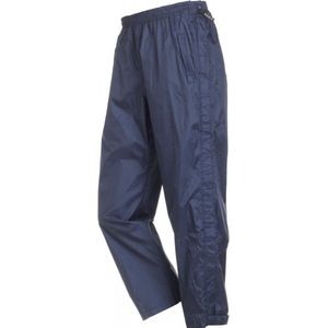 Donkerblauwe ademende regenbroek Challenge of Rain van BMS 5XL