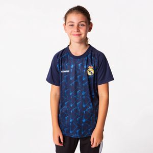 Real Madrid Voetbalshirt Kids - Maat 116 - Sportshirt Kinderen - Blauw