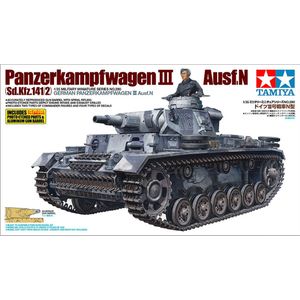 1:35 Tamiya 35290 Panzerkampfwagen III Ausf.N Sd.Kfz.141/2 Plastic Modelbouwpakket