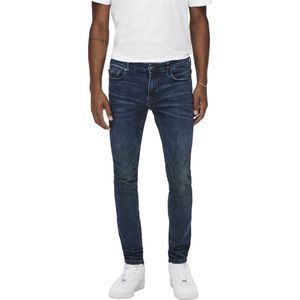 Only & Sons Jeans Onswarp Life Skinny Blue Ma 9809 Noos 22019809 Blue Denim Mannen Maat - W28 X L34