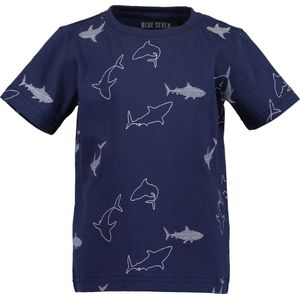 Blue Seven - Jongens Shirt - Navy - Maat 116