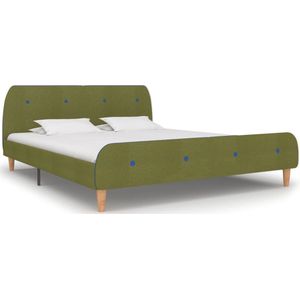 Medina Bedframe stof groen 180x200 cm