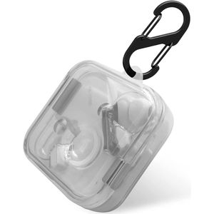Optimaliseerde titel: Transparante hoes compatibel met draadloze oordopjes, ultradunne zachte hoes, slim fit, anti-val, niet gemakkelijk vuil te maken - transparant