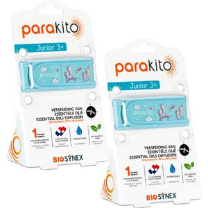 Para'kito Navulbaar Anti-Muggen Armband Junior Eenhoorn - 2 STUKS - Navulbaar - Langdurige Bescherming - Insectenwerend