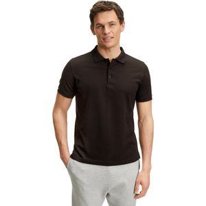 FALKE Basic Polo Shirt Piqué zacht huidvriendelijk katoen polo shirt heren bruin - maat 3XL