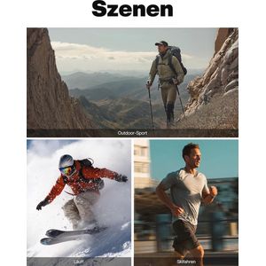 Ademende Merino Wandelsokken voor Heren - 3 Paar Trekkingsokken