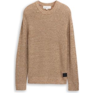 Tom Tailor Denim - Relaxed Fit - Gebreide Pullover - Mêlee - Katoenmix