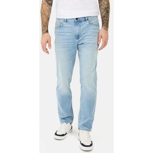 camel active fleXXXactive®-denim in een relaxte pasvorm - Maat menswear-33/30 - Blauw