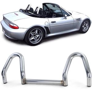 Rolbeugel BMW Z3 Cabrio Roadster - RVS Gepolijst - 60mm Buisdiameter - Zilver/Chroom