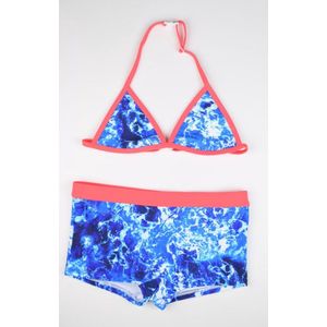 Just Beach-Meisjes Bikini Havana-dye blauw