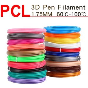 merkloos - PCL filament - 25 kleuren - 10 meter per rol - 250 meter filament - 1.75 diameter