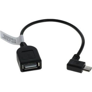 OTB Adapterkabel micro-USB - OTG (On-The-Go) - 90graden