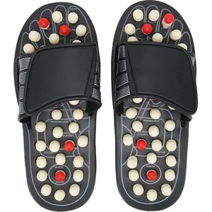 Voetmassager Slippers - Acupressuur Voetmassager - Plantar Fasciitis Massager Schoenen - Acupressuur Sandalen voor Mannen en Vrouwen - Verlichte Massage Slippers