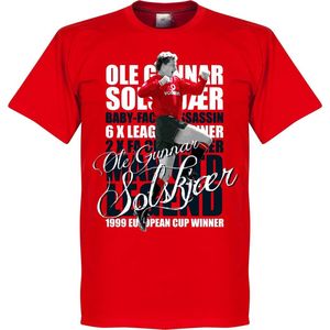 Solskjaer Legend T-Shirt - Rood - 3XL