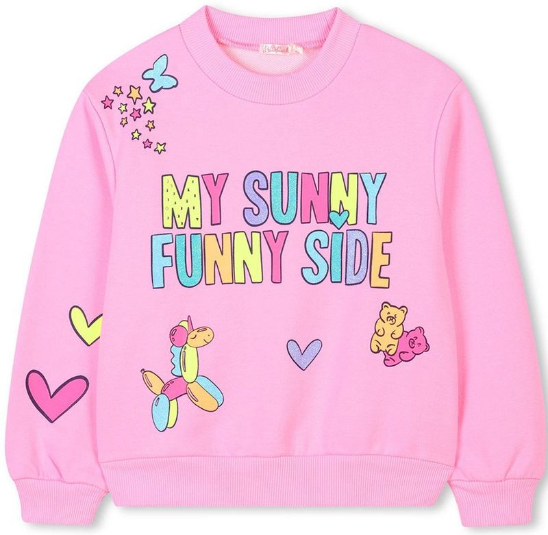 Billieblush - U20877 - Sweatshirt - Roze - Franse Terry