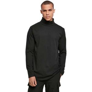 Build Your Brand Heren Turtle Neck Ls T-shirt, zwart, S