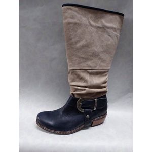 WOLKY 458 / Banda Spring / laars / blauw- beige / maat 38