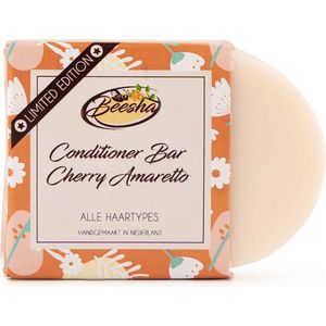 Beesha Conditioner Bar Cherry & Amaretto | 100% Plasticvrije en Natuurlijke Verzorging | Vegan, Sulfaatvrij en Parabeenvrij | CG Proof