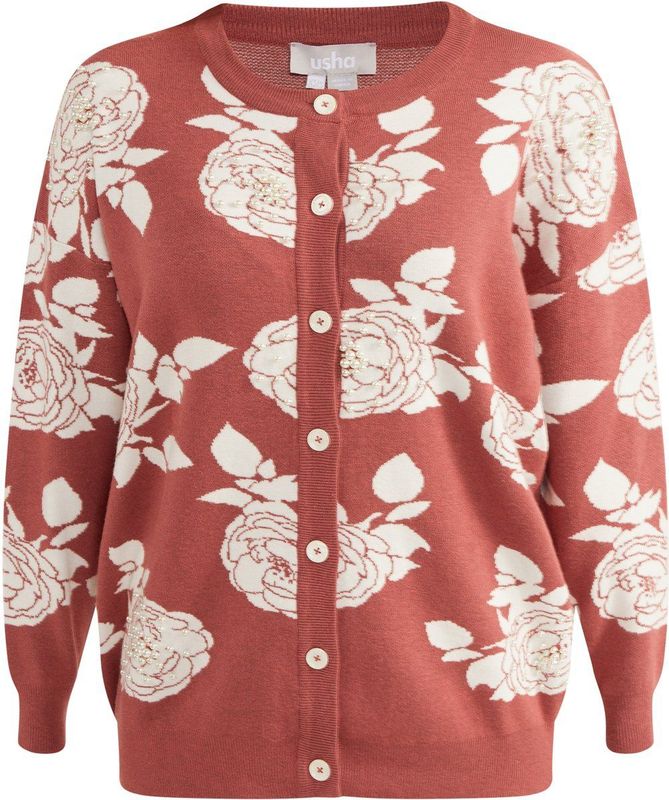 usha Vest met parels