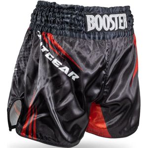 Booster Muay Thai Kickboksbroekje AD Xplosion Zwart Rood - XXS