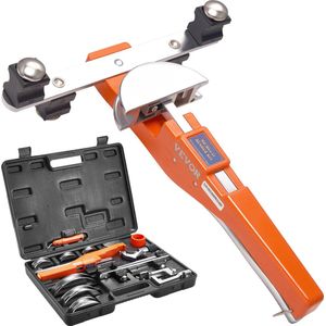 VEVOR ø6-22mm Pijpbuigmachine, Handmatige Pijpbuigmachineset, voor En Achter Kunnen 90°+ Bereiken, Geschikt voor Airconditioning Koeling Auto/Hydraulische/Pneumatische Systemen