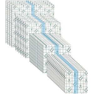 Transparante Zelfklevende Bandage - 100 Stuks - Waterdicht en Flexibel voor Tatoeages en Bloemstukken - Beschermende Douchepleister in 4 Maten