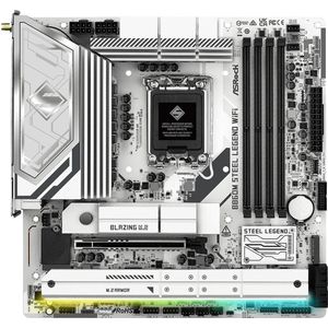 AsRock - B860M Steel Legend WiFi - Moederbord - Zwart - mATX - DDR5
