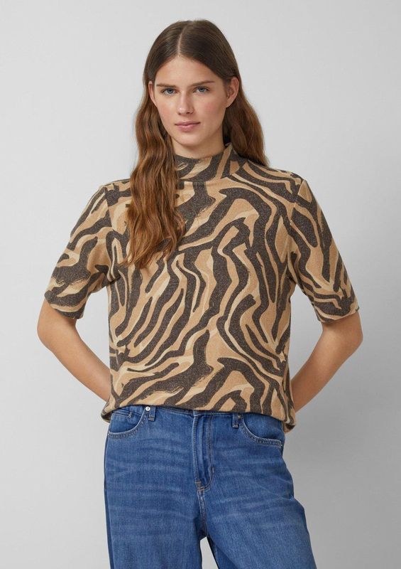 s.Oliver - T-Shirt - Dierenprint - Regular Fit