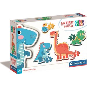 Clementoni - My First Puzzles Dinosaurs, Kinderpuzzels, 2-3 jaar, 20834