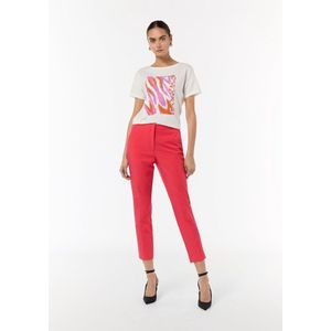 comma - Capri Broek - 7/8 - Viscosemix - Slim Fit