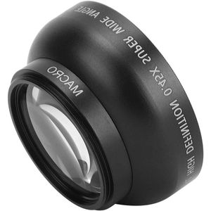 Allecto plus - Universele groothoek- en macrolens voor camera - 46mm - Verbreding en details met 0.45x vergroting